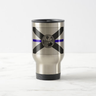 THIN BLUE LINE FLORIDA STATE FLAG COFFEE MUG