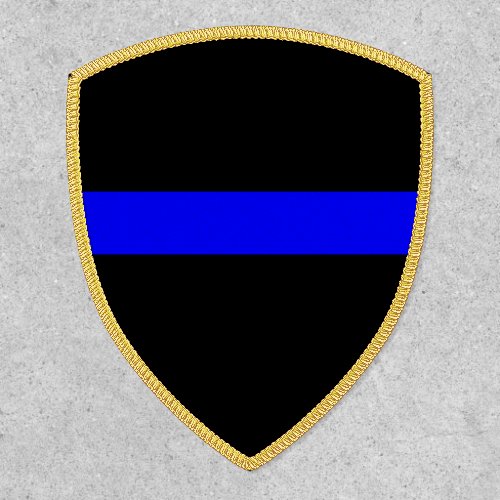 Thin Blue Line _ For Those Who Serve Patch