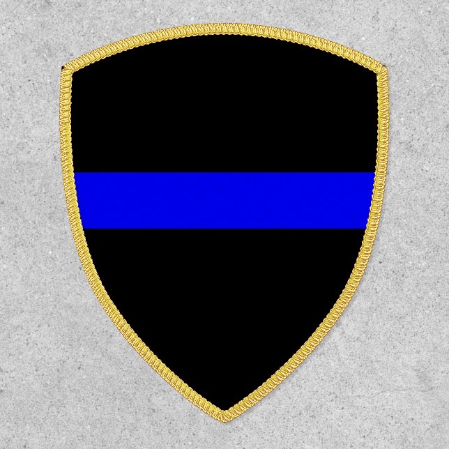 Thin Blue Line - For Those Who Serve Patch (Front)