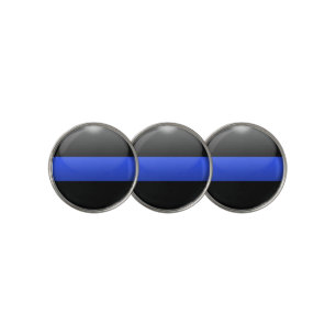 Thin Blue Line Golf Ball Marker