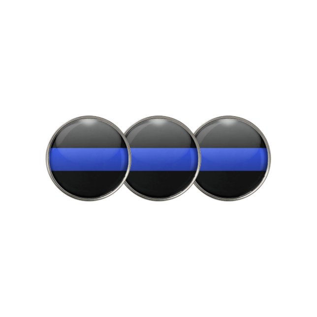 Thin Blue Line Golf Ball Marker (3 Up)
