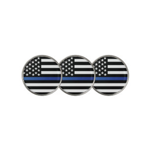 Thin Blue Line Golf Ball Markers