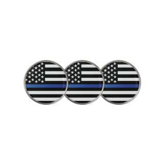Thin Blue Line Golf Ball Markers