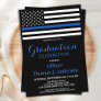 Thin Blue Line Graduation Academy Police Officer Invitation