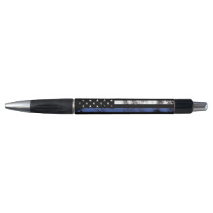 SUPPORT THE BLUE THIN BLUE LINE (BADGE) PEN BLANK