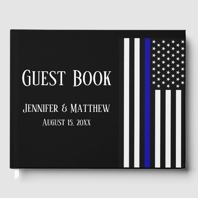 Thin Blue Line Guest Book (Front)