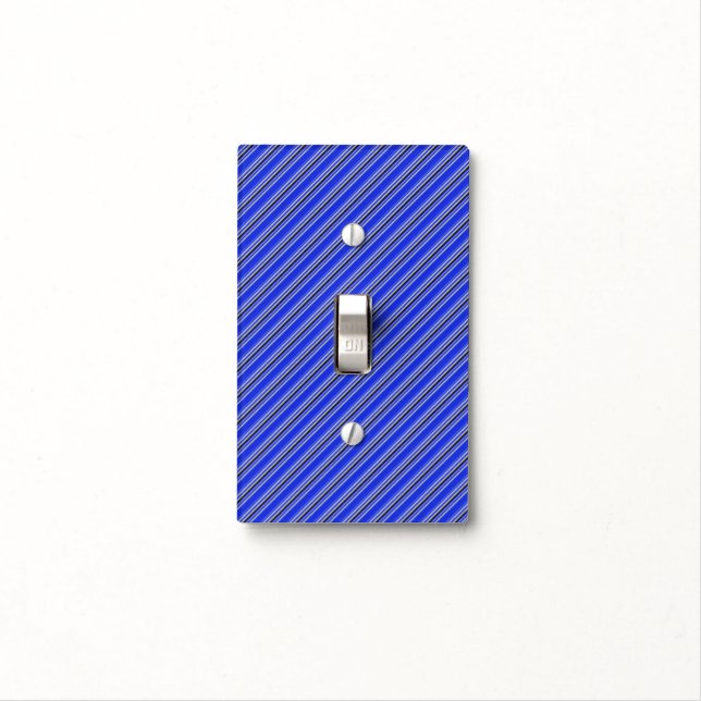 Thin Blue Line Handsome Light Switch Cover (In Situ)