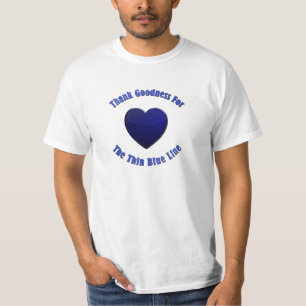 Thin Blue Line Heart T-Shirt
