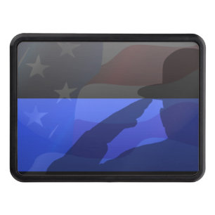 Thin Blue Line Hitch Cover