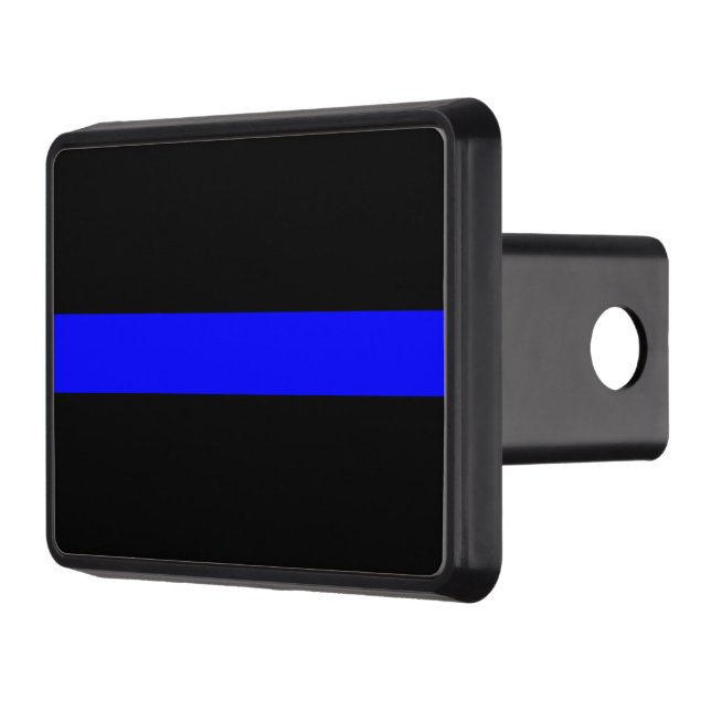 Thin Blue Line Hitch Cover (Left)