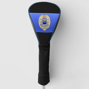 Thin Blue Line Honor Badge Golf Head Cover