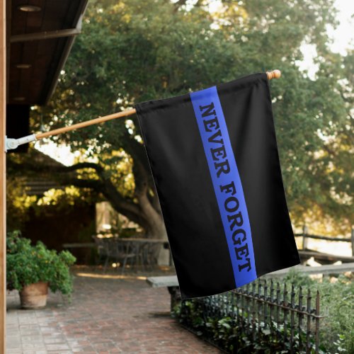 Thin Blue Line House Flag