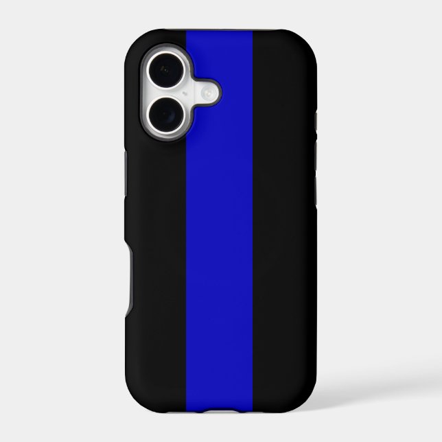 Thin Blue Line Iphone Case (Back)