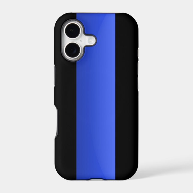 Thin Blue Line Iphone Case (Back)
