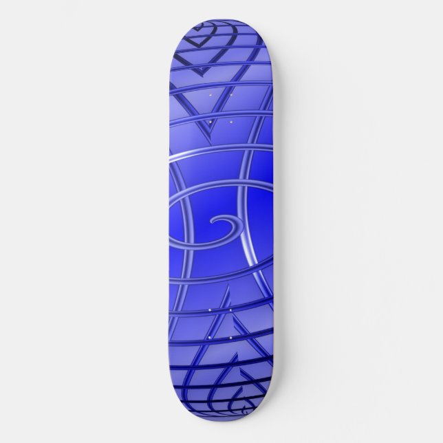 Thin Blue Line Iron Works Skateboard Deck (Front)