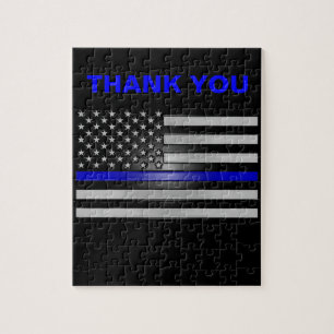 THIN BLUE LINE JIGSAW PUZZLE