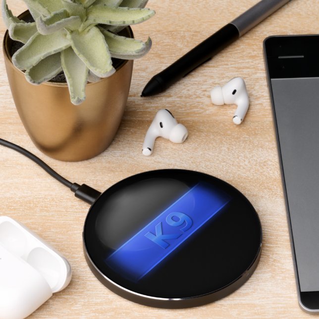 Thin Blue Line K9 Wireless Charger (Desk 2)