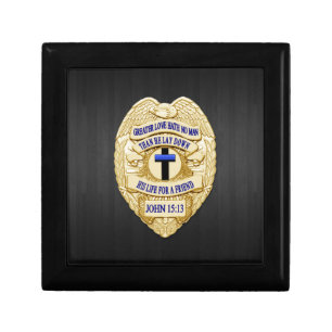 Thin Blue Line Keepsake Box