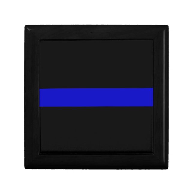 Thin Blue Line Keepsake Box (Front)