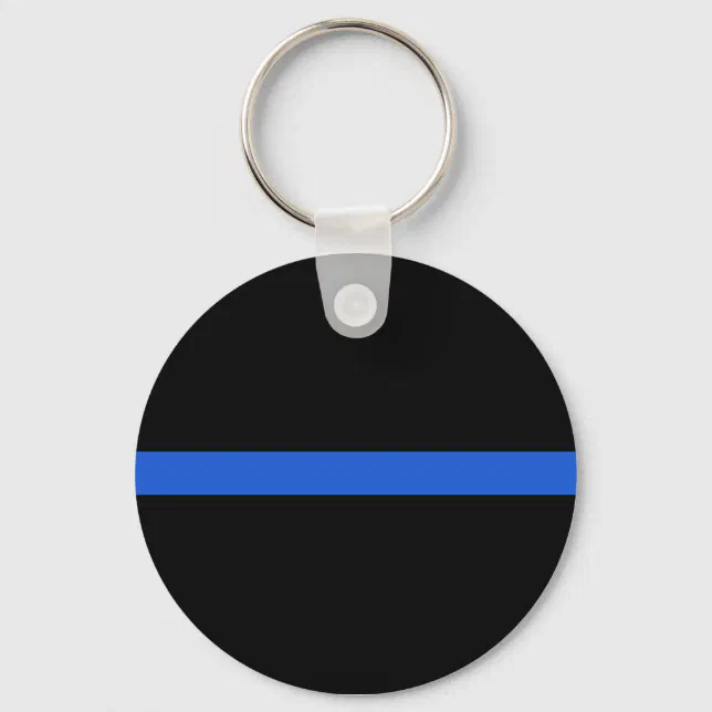 Thin Blue Line Keychain Zazzle