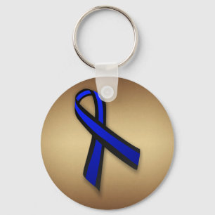 Thin Blue Line Keychain
