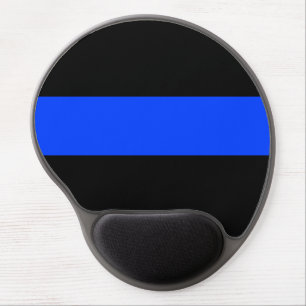 Thin Blue Line Law Enforcement Gel Mouse Pad