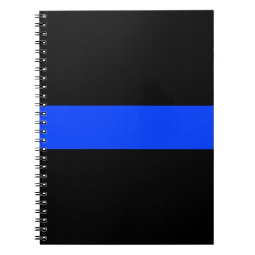 Thin Blue Line Law Enforcement Notebook 65 x 87