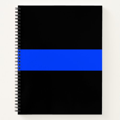 Thin Blue Line Law Enforcement Notebook 85 x 11
