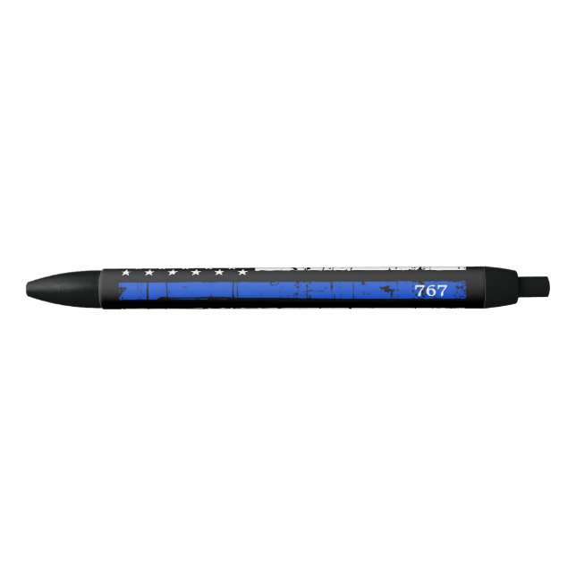 Thin Blue Line Law Enforcement Police     Pen (Front)