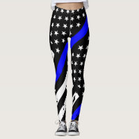 Thin Blue Line Leggings