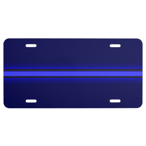 Thin Blue Line License Plate