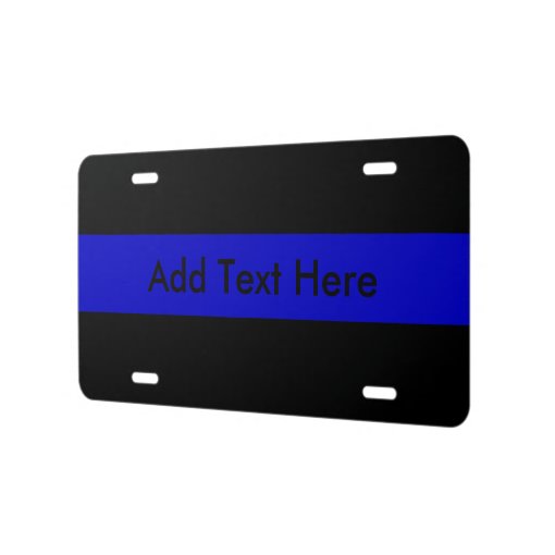 Thin Blue Line License Plate R8521ce2c77a646318e8b86f263b6945c Zxk9m 510 ?rlvnet=1