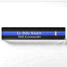 Thin Blue Line - Lieutenant Rank