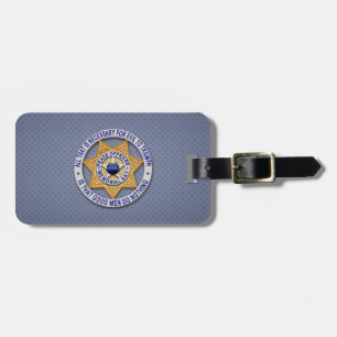 Thin Blue Line Luggage Tag