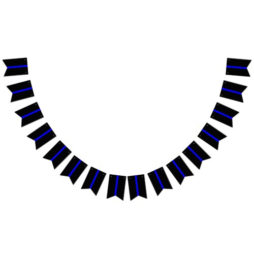 Thin Blue Line Memorial Symbolic on