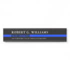 Thin Blue Line Minimal Personalized Police