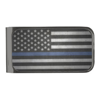 Thin Blue Line Money Clip
