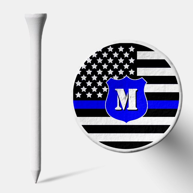 [Thin Blue Line] Monogram Police Shield Golf Tee (Combo)