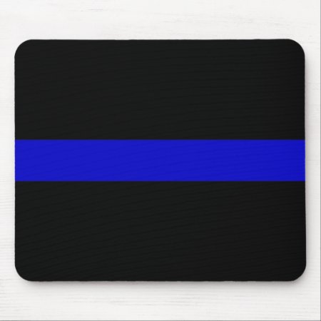 Thin Blue Line Mouse Pad