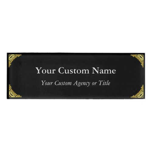 Thin Blue Line Name Tag