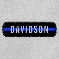Thin Blue Line Name Tape