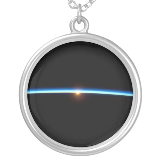 Thin Blue Line Necklace (Front)
