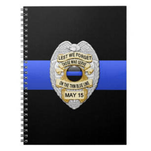 Thin Blue Line Notebook