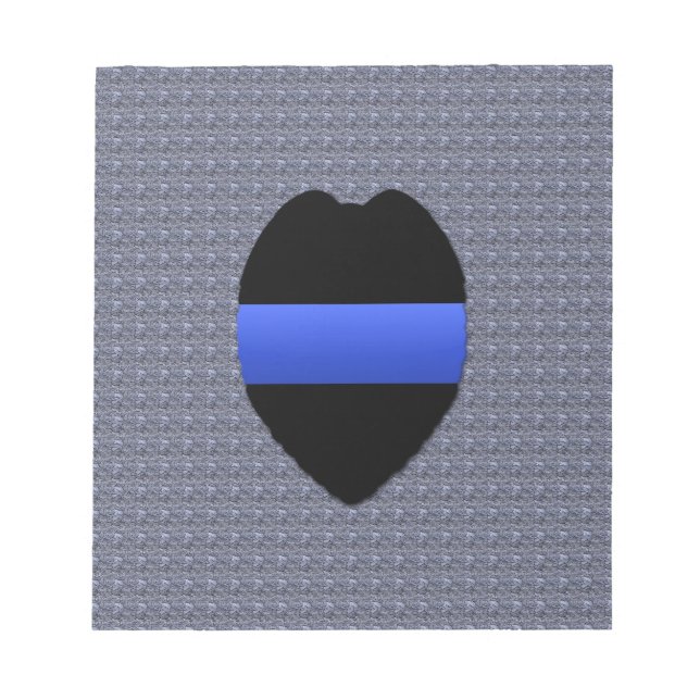 Thin Blue Line Notepad (Front)