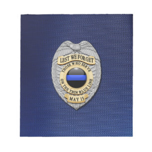 Thin Blue Line Notepad