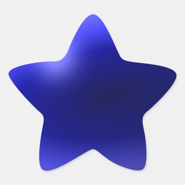 Thin Blue Line One-of-a-Kind Star Sticker (Front)