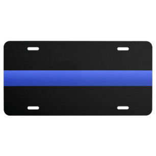 Thin Blue Line Ornamental Plate