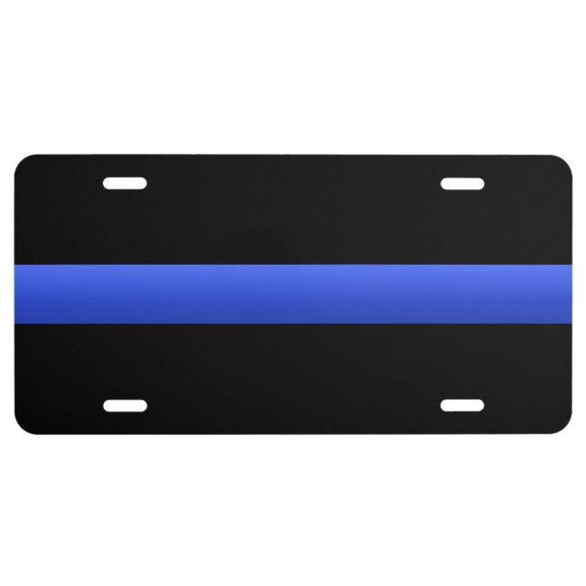 Thin Blue Line Ornamental Plate (Front)