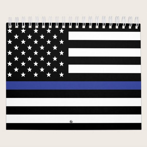 Thin Blue Line - Patriot/patriotic American Police Calendar