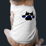 Thin Blue Line Paw K-9 Shirt<br><div class="desc">Thin Blue Line Paw K-9 Shirt</div>